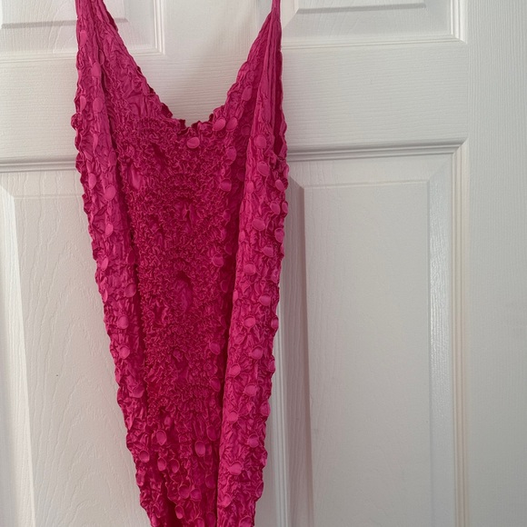 Pink Textured Women's Top - Picture 5 of 5